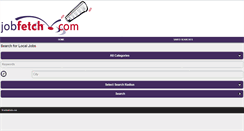 Desktop Screenshot of m.jobfetch.com