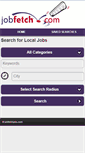 Mobile Screenshot of m.jobfetch.com